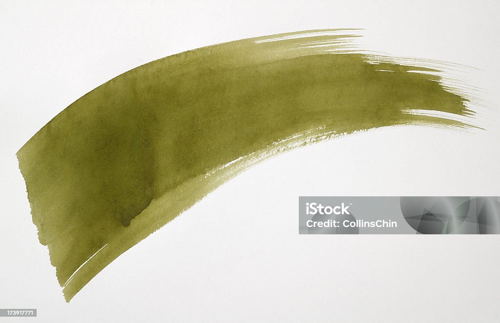 Acuarela pincelada - Foto de stock de Caligrafía libre de derechos