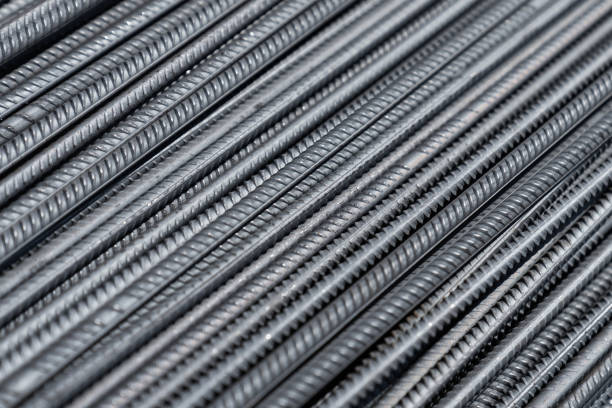 istock Tied iron rebar close up. 1739182715