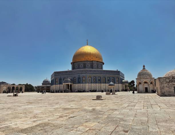 la moschea al-aqsa - jerusalem old city middle east religion travel locations foto e immagini stock