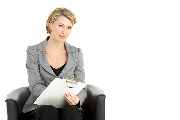 istock Businesswoman Sitting In Chair 173918607