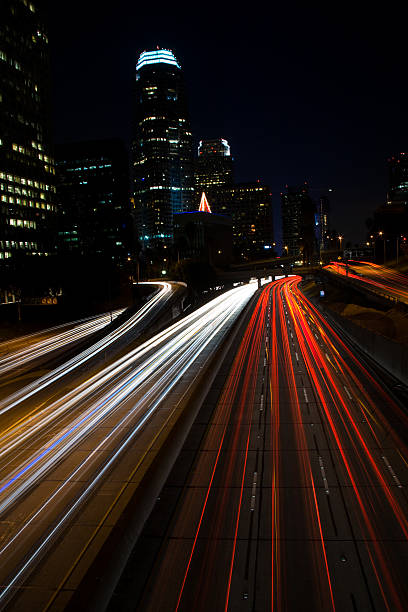 istock Time Lapse Of Freeway at Night 173919271