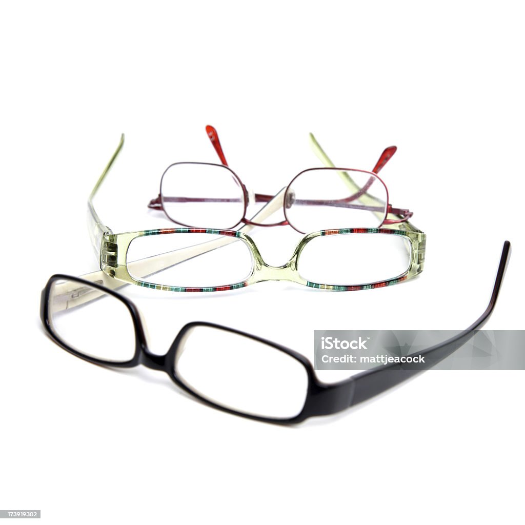 Shows A group of reading glasses Bifocals Stock Photo