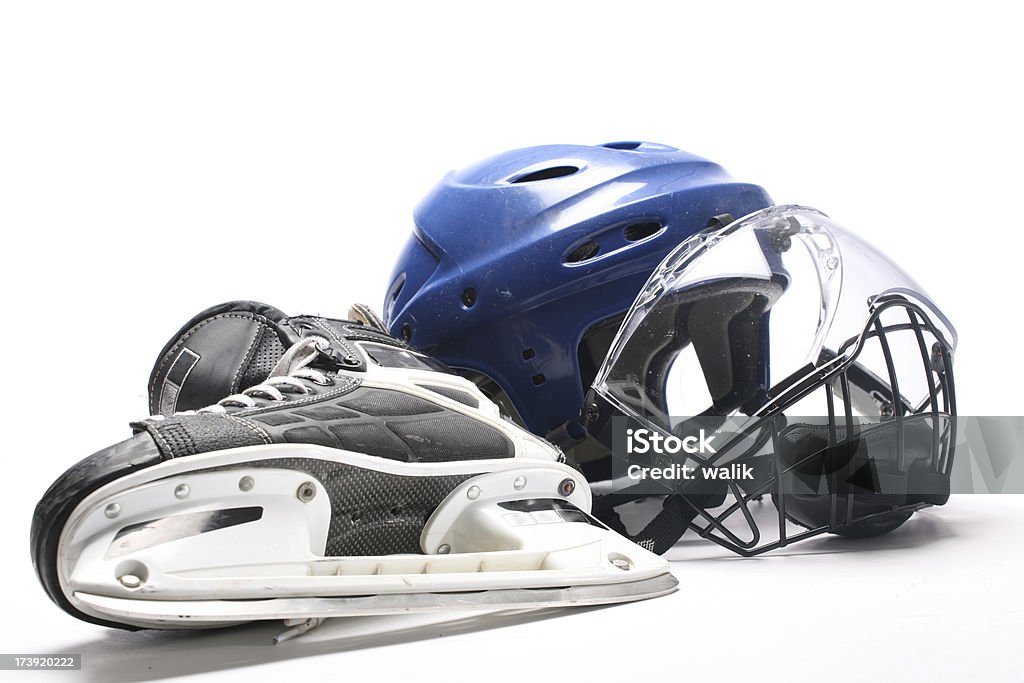 Attrezzatura da Hockey - Foto stock royalty-free di Hockey su ghiaccio