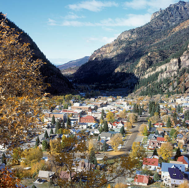 istock Ouray Town in San Juan Rocky Mountain Range 173920739