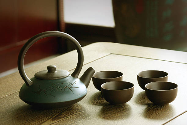 té chino tiempo - tea chinese tea chinese script japan fotografías e imágenes de stock