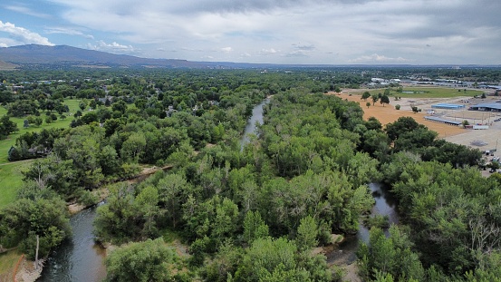Drone Shot of River/Water