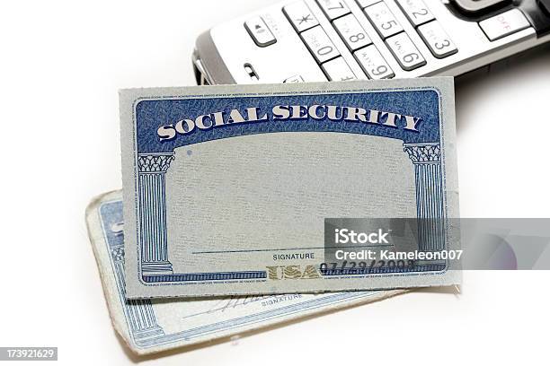 Social Security Card Stockfoto und mehr Bilder von Sozialversicherungskarte - Sozialversicherungskarte, Ausweisdokument, Farbbild