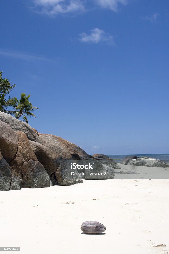 세이셜, 열대 해변 풍경을 - 로열티 프리 0명 스톡 사진