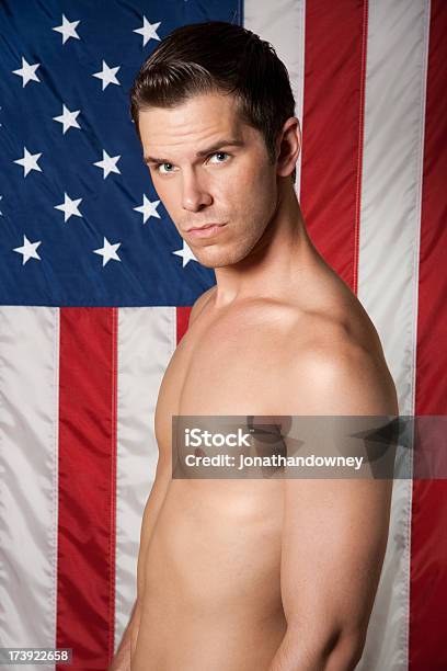 Rapaz Americano - Fotografias de stock e mais imagens de 4 de Julho - 4 de Julho, Adulto, Azul