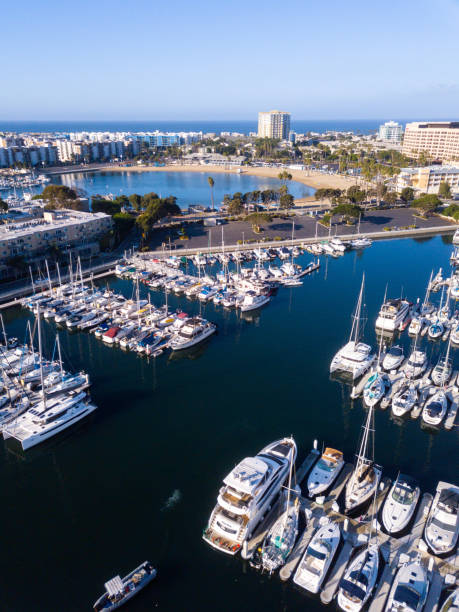istock Marina Del Rey Morning Drone Views 1739228850