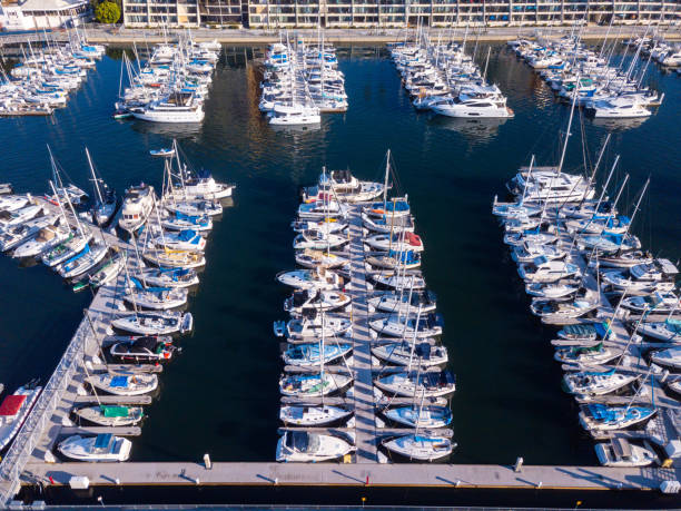 istock Marina Del Rey Morning Drone Views 1739229388