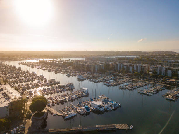 istock Marina Del Rey Morning Drone Views 1739231709