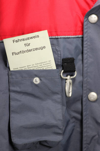 istock German driving license for forklift trucks in workwear breast pocket 1739238832