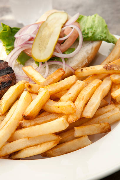istock French Fries & Hamburger 173924313