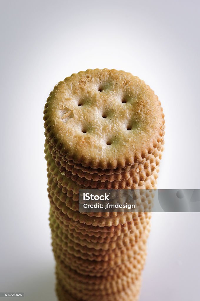 Empilhados Sanduíche bolachas salgadas (crackers - Royalty-free Alimentação Não-saudável Foto de stock