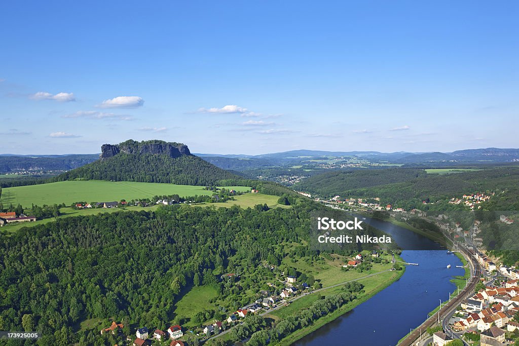 Saxony Switzerland Saxony Switzerland in Germany Elbsandstein Mountains Stock Photo