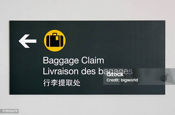Odbiór Bagażu Znak - zdjęcia stockowe i więcej obrazów Bagaż - Bagaż, Bez ludzi, Chińskie pismo