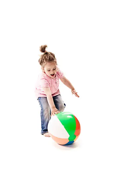 Photo of Playing with beach ball