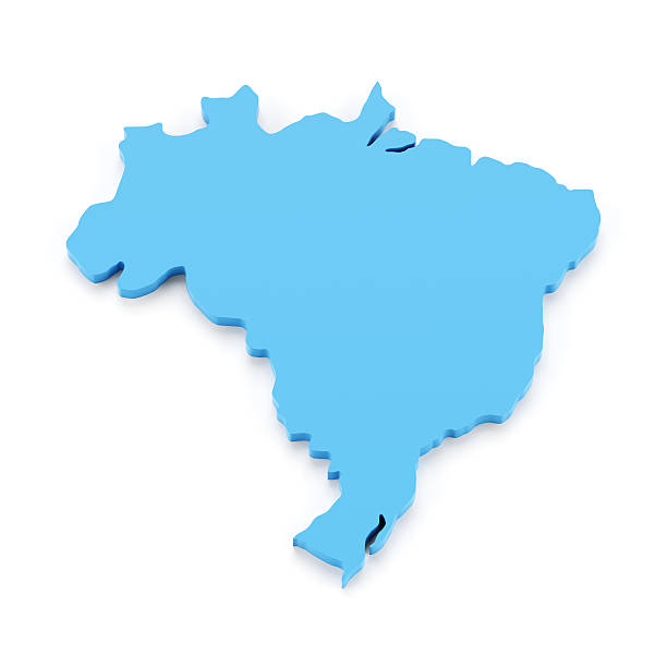istock Detail 3d map of Brazil 173926513