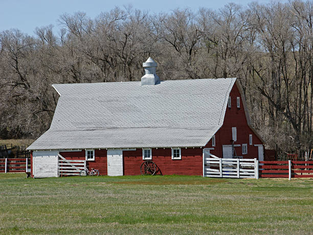 Rojo Barn - foto de stock