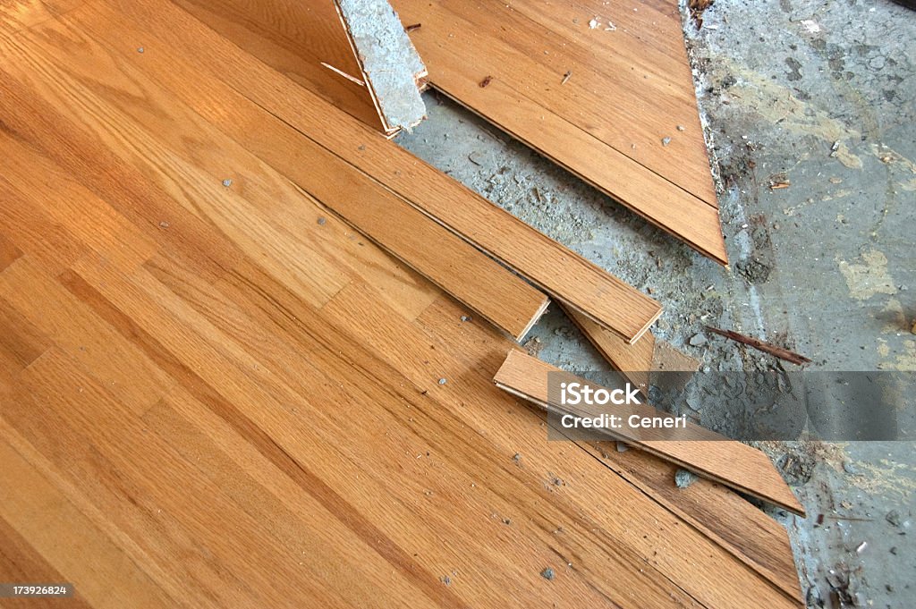 Pavimento di legno - Foto stock royalty-free di Muffa