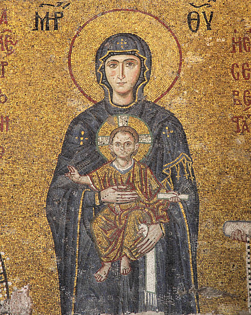istock Virgin Mary and baby Jesus 173927679