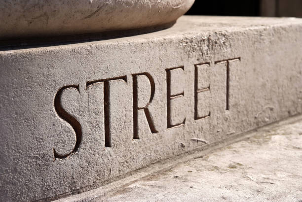 istock Carved street sign 173927916
