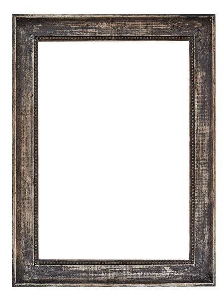 cornice per foto - picture frame frame wood photograph foto e immagini stock