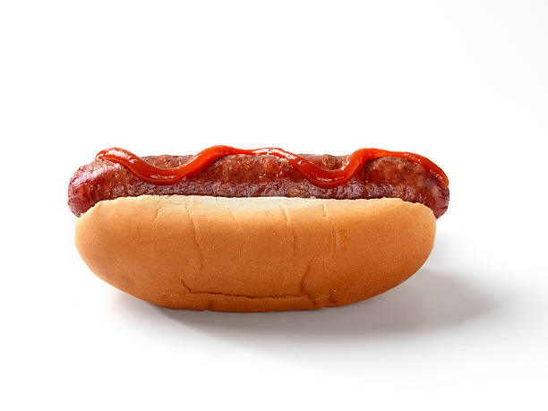 istock Hot Dog with Ketchup 173928153