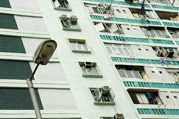 istock Street Lamp and Public Apartments 173928240