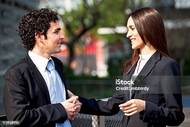 Happy Businessteam Stockfoto und mehr Bilder von Arbeitskollege - Arbeitskollege, Berufliche Partnerschaft, Colleague