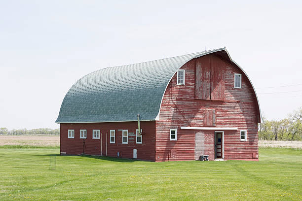 istock old red barn with newly shingled roof 173928933