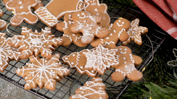 istock Christmas cookies on kitchen countertop 1739298694