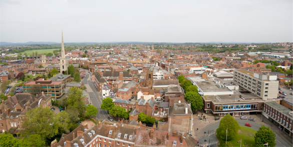 Taken from the cathedral spire in summer 2008