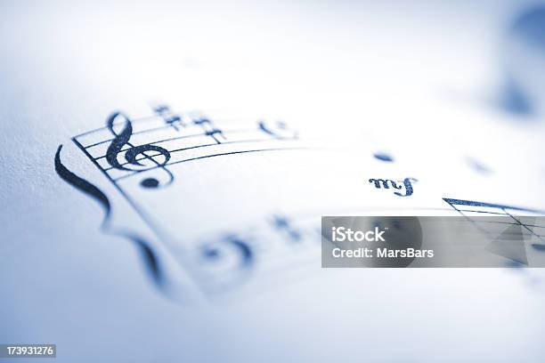 Sheet Music Notes Makro Stockfoto und mehr Bilder von Notenblatt - Notenblatt, Note, Musik
