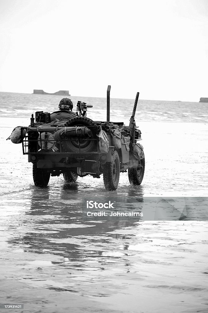 D-Day Omaha plage. - Photo de Soldat libre de droits