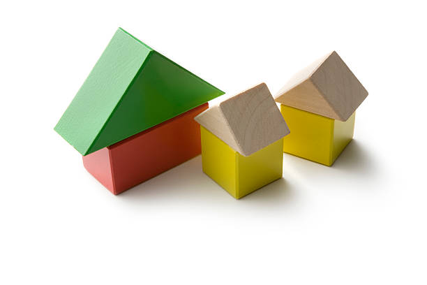 istock Toys: Toy Block Farm and Houses 173931843