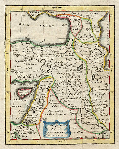 istock Antique Map Of Middle East 173932535