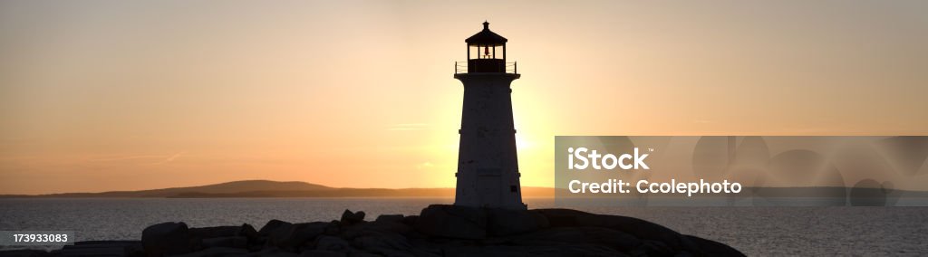 Peggys Cove Leuchtturm. - Lizenzfrei Atlantik Stock-Foto