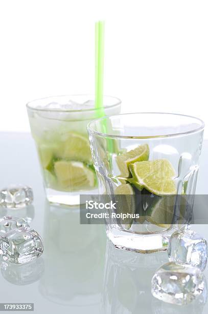 Caipirinha Time For Two With Lemon And Ice Stock Photo - Download Image Now - Alcohol - Drink, Cachaça, Caipirinha