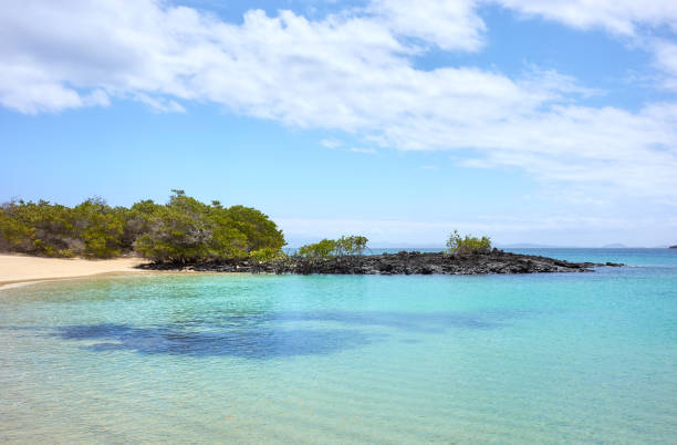 istock Empty beach on a beautiful uninhabited island 1739334675