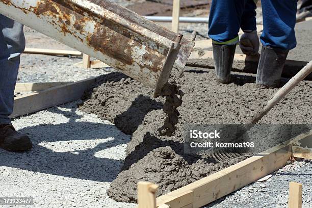 Beton Gehweg Konstruktion Series Stockfoto und mehr Bilder von Aktivitäten und Sport - Aktivitäten und Sport, Ausrüstung und Geräte, Bauarbeiter