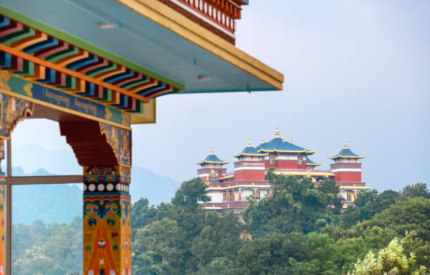 istock The beautiful Kopan Monastery architecture building is also known for its Khachoe Ghakyil Ling Nunnery. Kathmandu, Nepal. 1739335418