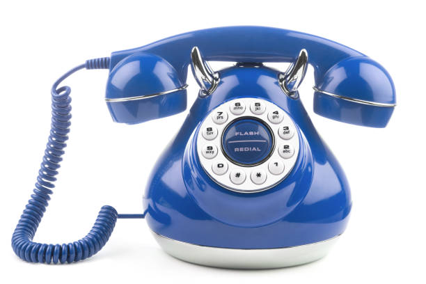 istock vintage blue isolated telephone 173933995
