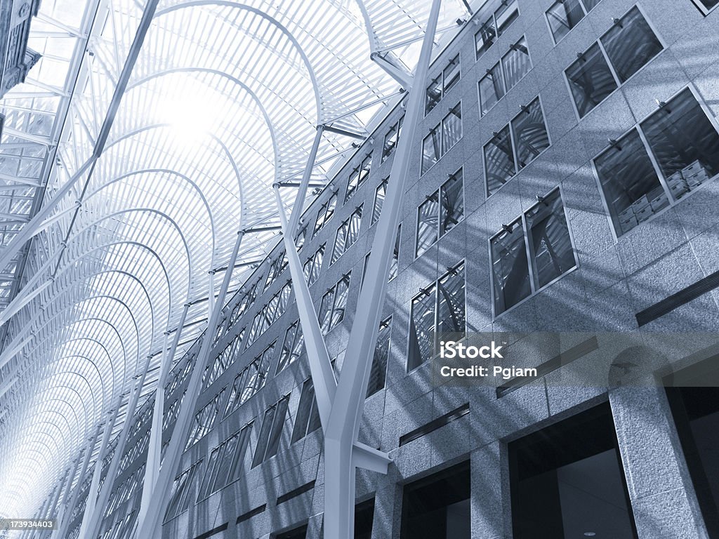 Moderne futuristische Gebäude innen - Lizenzfrei Abstrakt Stock-Foto