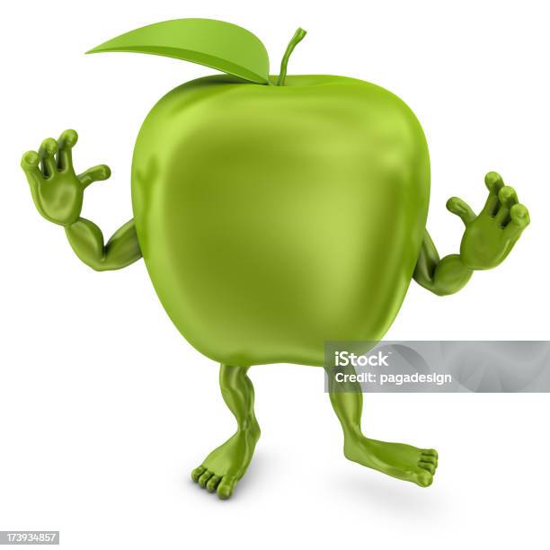 Foto de Apple Homem De Sucesso e mais fotos de stock de Clip Art - Clip Art, Comida e bebida, Criação Digital