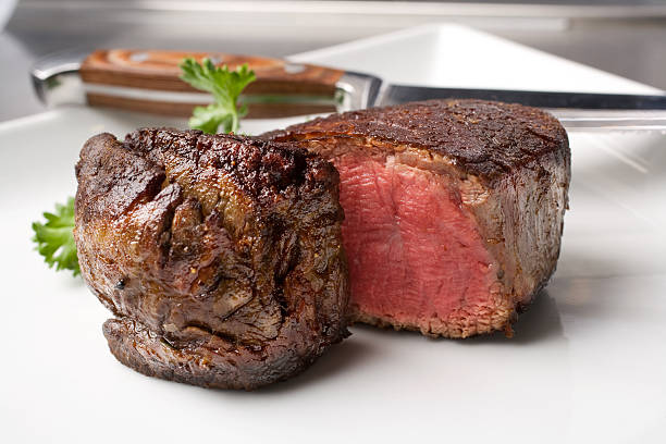 costela prime - steak food gourmet dinner - fotografias e filmes do acervo