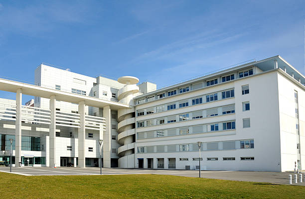 istock White hospital building under blue sky 173935126
