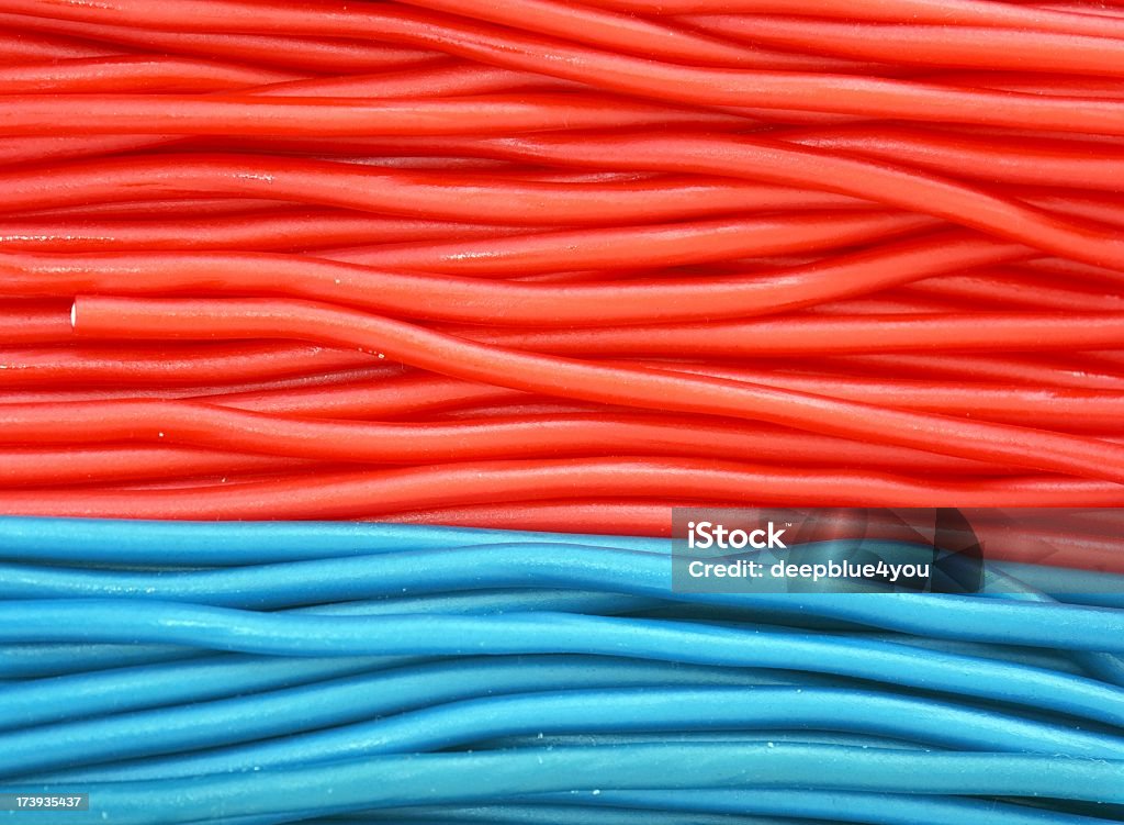 red and blue wirecandy Backgrounds Stock Photo