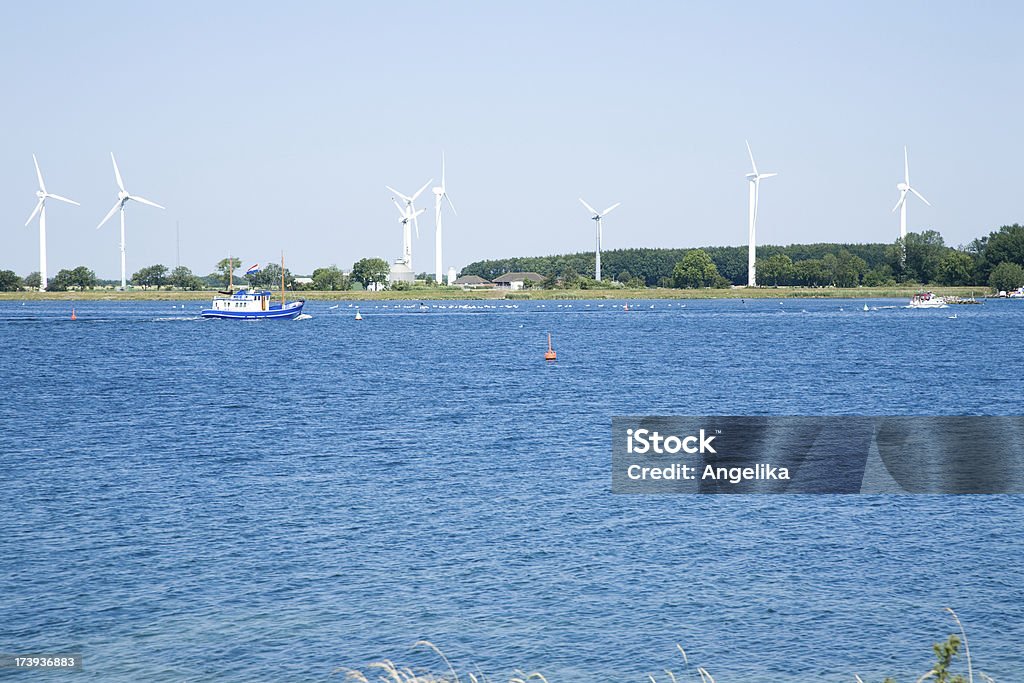 Fisher barco - Foto de stock de Energia Eólica royalty-free
